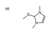 1,3-dimethyl-2-methylsulfanyl-1,2-dihydroimidazol-1-ium,iodide Structure