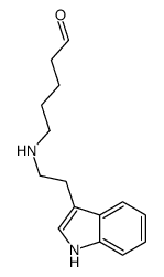 5-[2-(1H-indol-3-yl)ethylamino]pentanal Structure