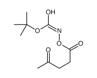 [(2-methylpropan-2-yl)oxycarbonylamino] 4-oxopentanoate结构式