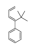 2,2-dimethylhexa-3,5-dien-3-ylbenzene结构式