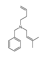 N-benzyl-N-but-3-enyl-3-methylbut-2-en-1-amine结构式