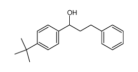 3-Phenyl-1-(4-t-butylphenyl)propan-1-ol结构式