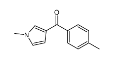 (4-methylphenyl)-(1-methylpyrrol-3-yl)methanone Structure