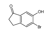 5-bromo-6-hydroxy-1-indanone Structure