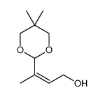 3-(5,5-dimethyl-1,3-dioxan-2-yl)but-2-en-1-ol结构式