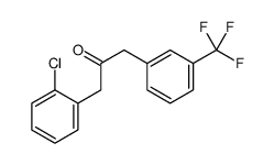 1-(2-chlorophenyl)-3-[3-(trifluoromethyl)phenyl]propan-2-one Structure