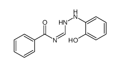 N-[[2-(2-hydroxyphenyl)hydrazinyl]methylidene]benzamide结构式