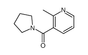 (2-methylpyridin-3-yl)-pyrrolidin-1-ylmethanone结构式