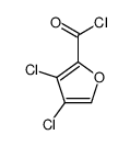 3,4-dichlorofuran-2-carbonyl chloride结构式