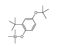 [2-tert-butyl-4-[(2-methylpropan-2-yl)oxy]phenoxy]-trimethylsilane结构式