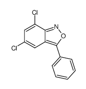 5,7-dichloro-3-phenyl-benzo[c]isoxazole结构式