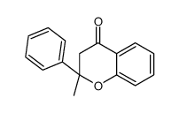 2-methyl-2-phenyl-3H-chromen-4-one结构式