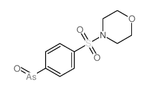 4-(4-arsorosophenyl)sulfonylmorpholine Structure