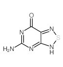 [1,2,5]Thiadiazolo[3,4-d]pyrimidin-7(3H)-one,5-amino-结构式