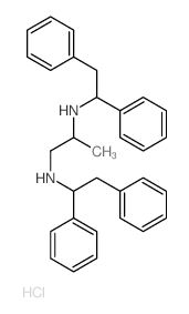 1,2-Propanediamine,N1,N2-bis(1,2-diphenylethyl)-, hydrochloride (1:2) Structure