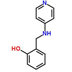 2-(PYRIDIN-4-YLAMINOMETHYL)-PHENOL Structure