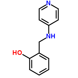 2-(PYRIDIN-4-YLAMINOMETHYL)-PHENOL structure