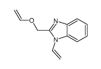 (9ci)-1-乙烯-2-[(乙烯氧基)甲基]-1H-苯并咪唑结构式
