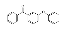 dibenzofuran-3-yl(phenyl)methanone结构式