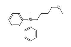 4-methoxybutyl-methyl-diphenylsilane Structure