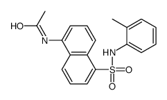 N-[5-[(2-methylphenyl)sulfamoyl]naphthalen-1-yl]acetamide Structure