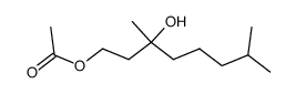 3-OH-1-OAc-3,7-dimethyloctane Structure