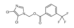 (4,5-dichloroimidazol-1-yl)methyl 3-(trifluoromethyl)benzoate结构式
