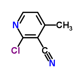 2-Chloro-4-methylpyridine-3-carbonitrile Structure