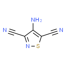 3,5-Isothiazoledicarbonitrile,4-amino-(9CI) picture