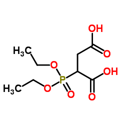 2-(Diethoxyphosphoryl)succinic acid结构式