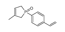 1-(4-ethenylphenyl)-3-methyl-2,5-dihydro-1λ5-phosphole 1-oxide Structure