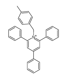 1-(p-methylbenzyl)-2,4,6-triphenylpyridinium Structure