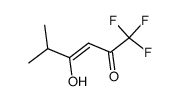 5-Methyl-1,1,1-trifluoro-2,4-hexanedione Structure