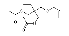 1,3-Propanediol, 2-ethyl-2-[(2-propenyloxy)methyl]-, diacetate structure