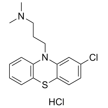 Chlorpromazine hydrochloride Structure