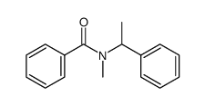 N-(α-methylbenzyl)-N-methylbenzamid Structure