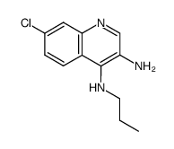 7-chloro-N4-propylquinoline-3,4-diamine Structure