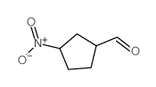 3-nitrocyclopentane-1-carbaldehyde结构式