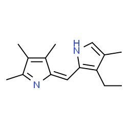 1H-Pyrrole,3-ethyl-4-methyl-2-[(3,4,5-trimethyl-2H-pyrrol-2-ylidene)methyl]-(9CI)结构式