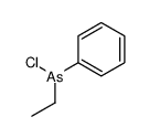 chloro-ethyl-phenylarsane Structure