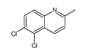 5,6-dichloro-2-methylquinoline结构式