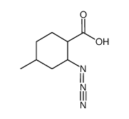 2-azido-4-methyl-cyclohexanecarboxylic acid Structure