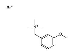 (3-methoxyphenyl)methyl-trimethylazanium,bromide Structure