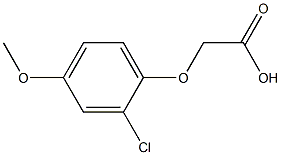 (2-Chloro-4-methoxy-phenoxy)-acetic acid Structure