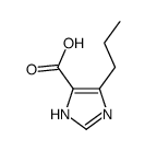 1H-Imidazole-4-carboxylicacid,5-propyl-(9CI) structure