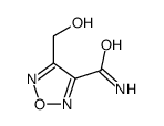 1,2,5-Oxadiazole-3-carboxamide, 4-(hydroxymethyl)- (9CI) Structure