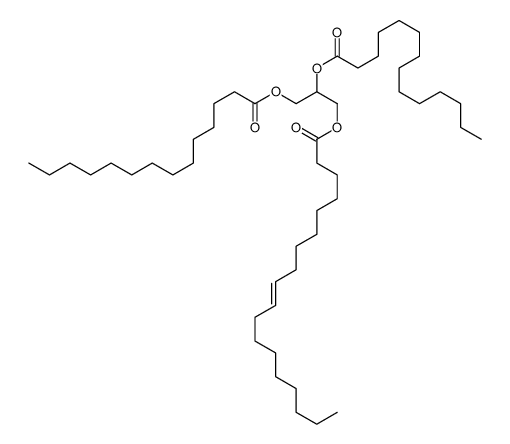 rac-1,2-dimyristoyl-3-oleoylglycerol结构式