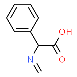 Benzeneacetic acid, alpha-(methyleneamino)- (9CI) Structure