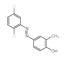 Phenol,4-[2-(2,5-dichlorophenyl)diazenyl]-2-methyl- Structure