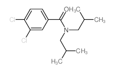 Benzamide,3,4-dichloro-N,N-bis(2-methylpropyl)-结构式